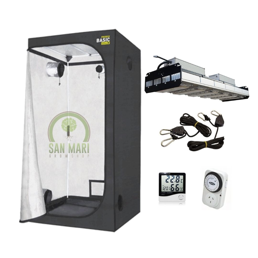Kit Indoor Garden Highpro 100x100 + Gs Iluminaciones Mx 300 + Accesorios